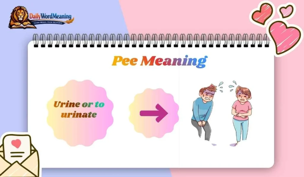 Pee Meaning