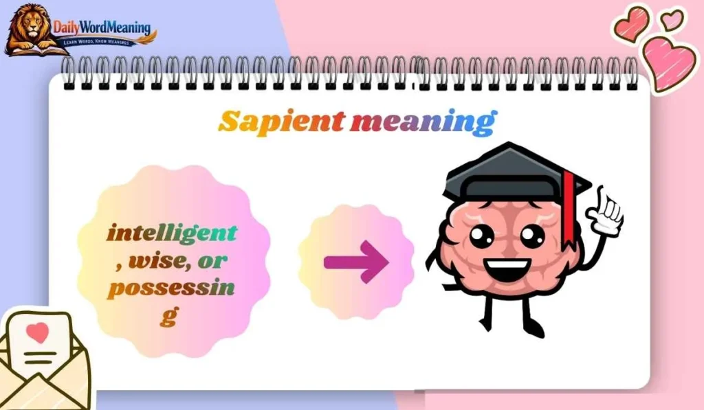 Sapient meaning