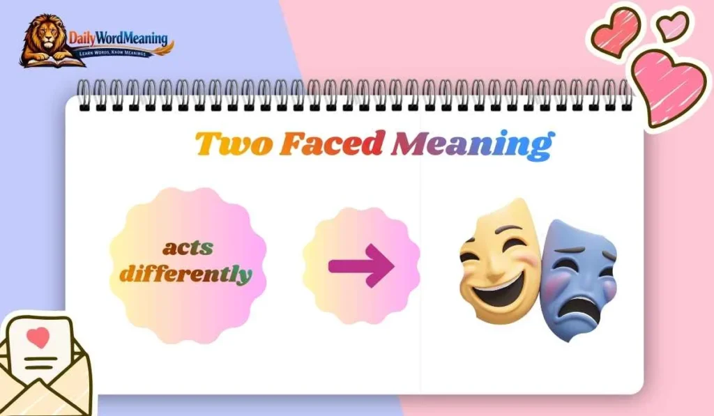 Two Faced Meaning