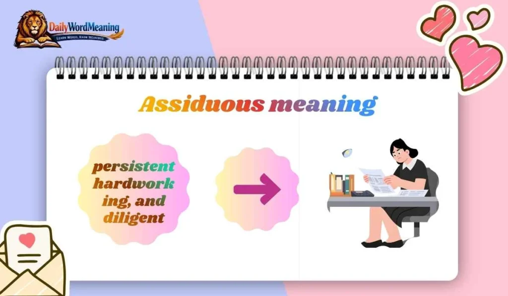Assiduous meaning