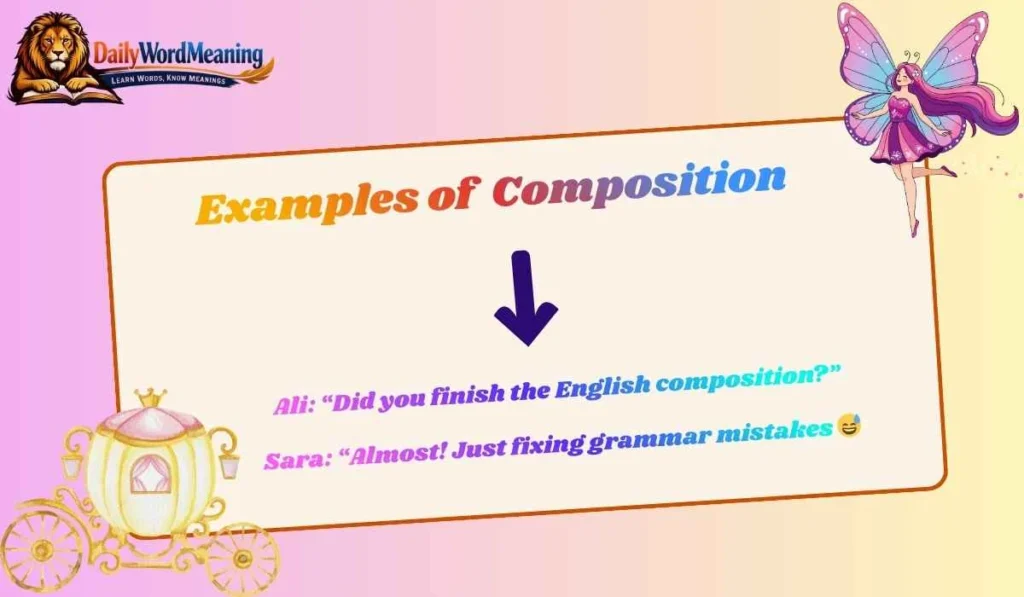 Examples of Composition