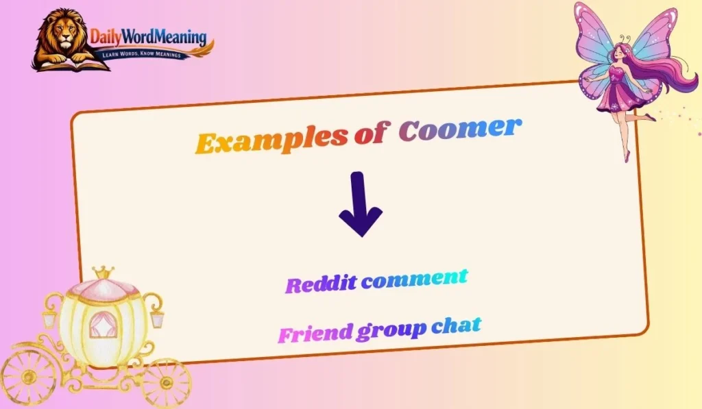 Examples of Coomer
