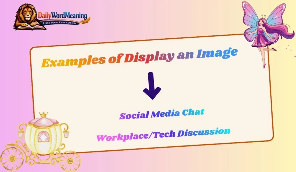 Examples of  Display an Image
