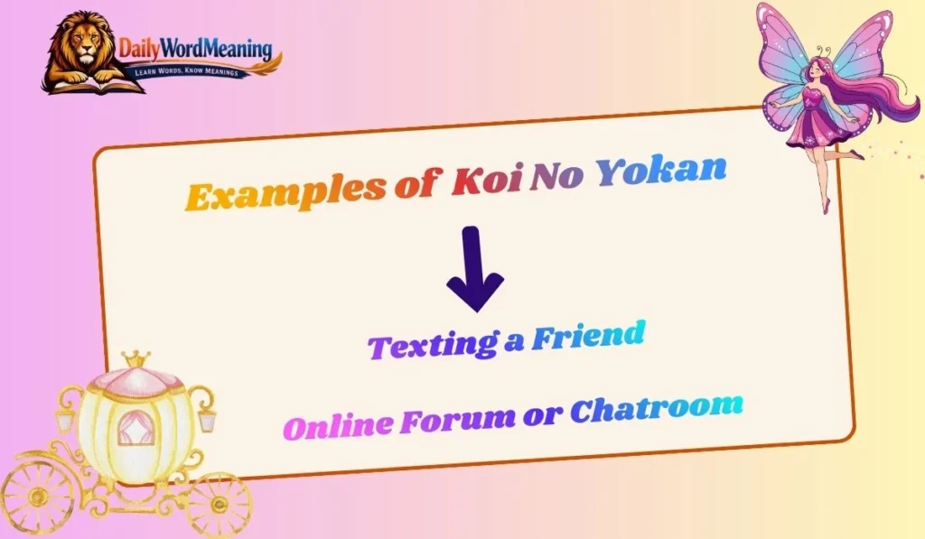 Examples of Koi No Yokan