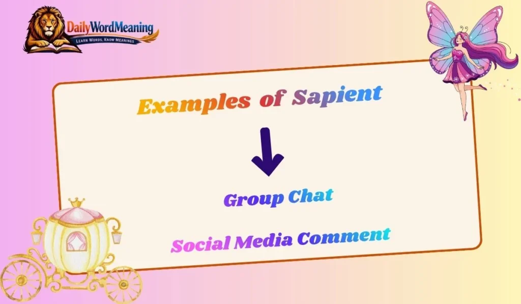 Examples of  Sapient